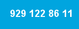 929 122 86 11